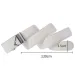 HOT New Arrival White & Black Men Belts Automatic Alloy Buckle Male Genuine Cowskin Leather Golf Belt Plus Size 130cm_maomaolike.com