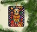 Labrador Retriever Holiday Christmas Porcelain Ornament Christmas Tree Hanging Decorations For Home Christmas Holiday, Rectangle, Gift, Multicolor_maomaolike.com