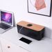 Wooden Cable Storage Box Power Line Storage Case Dustproof Charger Socket Organizer Wire Case Home Cable Winder Organizer_maomaolike.com