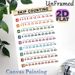 Skip Counting Painting Poster, Vintage-style Colorful Number Chart Poster, Clear Skip Counting Guide To Aid Math Learning, Ideal For Study Rooms And_maomaolike.com