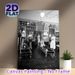 Vintage Pilates Studio Painting Poster, Monochrome Retro Fitness Scene Poster, Nostalgic Fitness-themed Decor Suitable For Gym, Home Workout Space_maomaolike.com