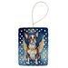 Boston Terrier My Angel Porcelain Ornament Christmas Tree Hanging Decorations For Home Christmas Holiday, Rectangle, Gift, Multicolor_maomaolike.com