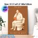 Shakespeare Humorous Bathroom Painting Poster, Witty Vintage-style Illustration Of Shakespeare On Toilet Poster, Brings Playful Lighthearted Vibe_maomaolike.com