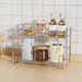 Kitchen Double-Layer Spice Organizer Home Bathroom Toilet Multi-Functional Storage Cosmetic Rack_maomaolike.com