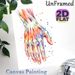 Hand Anatomy Painting Poster, Vibrant Watercolor Detailed Hand Muscle & Skeletal Structure Poster, Educational Anatomical Decor Suitable For Clinic_maomaolike.com