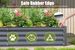 6x3x1ft Galvanized Raised Garden Bed, Outdoor Planter Garden Boxes Large Metal Planter Box For Gardening Vegetables Fruits Flowers,Gray_maomaolike.com