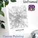 Wroclaw Poland City Map Painting Poster, Minimalist Black & White Line Art Poster, Clear Urban Layout Display, Ideal For Home Office And Living Room_maomaolike.com