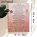 Spanish Psalm 91 Painting Poster, Warm-toned Religious Verse With Dove & Cross Poster, Inspirational Spiritual Decor Ideal For Home Or Prayer Space_maomaolike.com