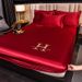 Ice Silk Sheet Single Piece Washable Summer Dust Bed Mattress Cover Full Coverage_maomaolike.com