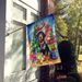 Black And Tan Coonhound Christmas Reindeer House Flag Large Porch Sleeve Pole Decorative Outside Yard Banner Artwork Wall Hanging, Polyester, House Size, Multicolor_maomaolike.com