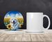 Great Pyrenees In Sunflowers Large Sandstone Coasters Pack Of 4 Absorbent Round Coasters Decor Gifts For Men Or Women, 4 In, Multicolor_maomaolike.com