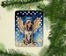 Bloodhound My Angel Porcelain Ornament Christmas Tree Hanging Decorations For Home Christmas Holiday, Rectangle, Gift, Multicolor_maomaolike.com
