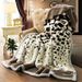 Winter Flannel Fleece Throw Blanket, Ultra Soft Warm Double Layer Bed Cover, Couch Sofa Home Office Gift Set, 150x200cm_maomaolike.com
