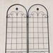 2 Pack Metal Garden Trellis For Climbing Plants Outdoor 86.7'' X 19.7'' Rustproof Plant Support Rose Trellis Netting Trellis Black_maomaolike.com