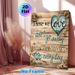 Loving Memorial Quote Painting Poster, Vintage Rustic Wood-textured With Teal Hearts Poster, Warm Comforting Message Ideal For Home Living Room_maomaolike.com