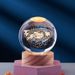 Crystal Ball 3D Inner Carved Solar System Glowing Lights Warm Bedside Light Festival And Kid Gift Night Lamp_maomaolike.com