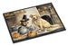 Yellow Lab Fall Kitchen Pumpkins Doormat Front Door Mat Indoor Outdoor Rugs For Entryway, Non Slip Washable Low Pile, 24H X 36W_maomaolike.com