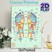 Foot Reflexology Painting Poster, Colorful Labeled Foot Acupressure Chart Poster, Clear Reflex Zone Reference, Suitable For Wellness Studios, Massage_maomaolike.com