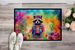 Hippie Animal Raccoon Doormat Front Door Mat Indoor Outdoor Rugs For Entryway, Non Slip Washable Low Pile, 24H X 36W_maomaolike.com