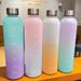 New 1L Bottle With Time Stamp BPA Free Reusable Fitness Sports Outdoor Travel Leakproof Water Cup Frosted Kettle_maomaolike.com