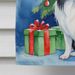 Japanese Chin Christmas Reindeer House Flag Large Porch Sleeve Pole Decorative Outside Yard Banner Artwork Wall Hanging, Polyester, House Size, Multicolor_maomaolike.com