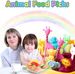 Mini Fruit Fork Toothpick Kewer Et Kid Children Platic Animal Food Pick For Bento Lunch Box Decorating_maomaolike.com