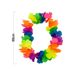 Colorful Tropical Dance Flower Necklace Bracelets Headband For Luau Party Summer Beach Decoration 60*60cm 24Pcs_maomaolike.com