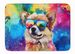 Pomeranian Hippie Dawg Memory Foam Kitchen Mat Machine Washable Anti-Fatigue Mat Cushion Comfort Bath Mat Or Kitchen Rug_maomaolike.com