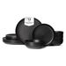 12-Piece Stoneware Dinner Plates Bowls Sets | Microwave & Dishwasher Safe | Non-Toxic Dinner Plates Bowls Set | Stackable Matte Glaze Kitchenware For 4_maomaolike.com