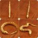 Year Of The Snake New Alloy Gold Movable Zodiac Dragon Desktop Decoration Gift Snake-Shaped Metal Craft_maomaolike.com