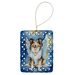 Collie My Angel Porcelain Ornament Christmas Tree Hanging Decorations For Home Christmas Holiday, Rectangle, Gift, Multicolor_maomaolike.com