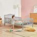 Stylish Wooden Toddler Bed - Durable Construction, Guardrails For Safety, Easy Assembly, Perfect For Kids' Bedroom Furniture_maomaolike.com