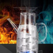 High Borosilicate Glass Pot Kitchen Household Bottle Soy Sauce Vinegar Seasoning Non-Stick Stainless Steel Large Oil Can_maomaolike.com