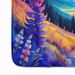 Annual Larkspur In Color Memory Foam Kitchen Mat Machine Washable Anti-Fatigue Mat Cushion Comfort Bath Mat Or Kitchen Rug_maomaolike.com