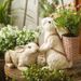 Simulation Animal Rabbit Ornaments Villa Courtyard Decoration Garden Outdoor Creative Flower Pot Sculpture Garden_maomaolike.com