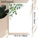 Eucalyptus Branch Painting Poster, Delicate Watercolor Style Poster, Soft Green Eucalyptus Leaves With Tiny Light Blossoms, Fresh Natural Vibe Ideal_maomaolike.com