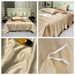 Satin Washed Silky Quilt Cover Pillowcase Three Piece Set (without Sheets)_maomaolike.com