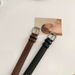HOT A men, simple and versatile, student black needle buckle, personalized decoration, belt for women_maomaolike.com