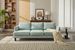Fabric 3 Seater Couch With 2 USB, Comfortable Sectional Couches And Sofas For Living Room Bedroom Office Small Space, Easy Assembly & Comfy Cushion,Light Green_maomaolike.com