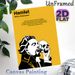 Hamlet Themed Painting Poster, Stylized Minimalist Graphic Poster, Featuring Hamlet With Yorick's Skull And Classic Literary Quote, Elegant Literary_maomaolike.com