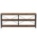 Console Table, 3-Tier Sofa Table With Metal Frame_maomaolike.com
