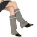Flanged woolen socks loose leg covers autumn and winter thermal foot protectors with elastic tube pile socks_maomaolike.com