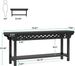 Farmhouse Console Table, 70.8" Narrow Wood Sofa Table With Storage_maomaolike.com