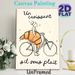 Croissant & Bicycle Themed Painting Poster, Whimsical Minimalist Line Art Poster, Playful Design With French Text And Oversized Croissant_maomaolike.com