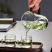 Glass Teapot With Wooden Handle, Crescent-shaped Filter Tea-water Separation, Green Infuser, Electric Ceramic Stove For_maomaolike.com