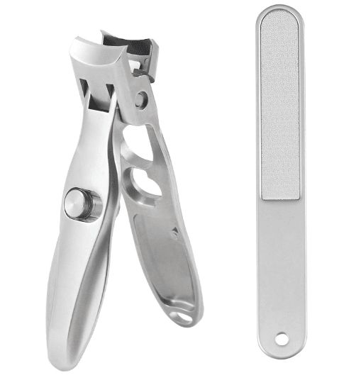 Nail Clippers Sharp Edge Fingernail And Toenail Clipper Cutter Thick Nail Trimmer Stainless Steel For Manicure And Pedicure_maomaolike.com