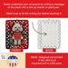 Poodle Holiday Christmas Porcelain Ornament Christmas Tree Hanging Decorations For Home Christmas Holiday, Rectangle, Gift, Multicolor_maomaolike.com
