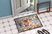 Decorating Easter Pomeranian Doormat Front Door Mat Indoor Outdoor Rugs For Entryway, Non Slip Washable Low Pile, 24H X 36W_maomaolike.com