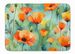 California California Poppies In Watercolor Memory Foam Kitchen Mat Machine Washable Anti-Fatigue Mat Cushion Comfort Bath Mat Or Kitchen Rug_maomaolike.com