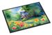 Massachusetts Mayflowers In Watercolor Doormat Front Door Mat Indoor Outdoor Rugs For Entryway, Non Slip Washable Low Pile, 24H X 36W_maomaolike.com